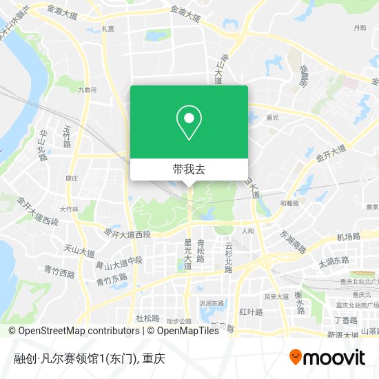 融创·凡尔赛领馆1(东门)地图