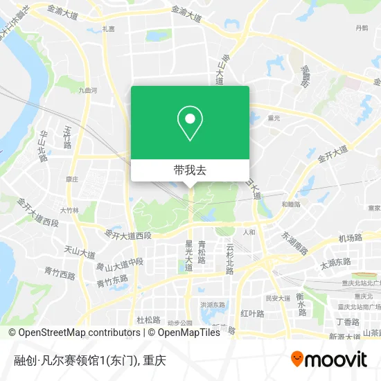 融创·凡尔赛领馆1(东门)地图