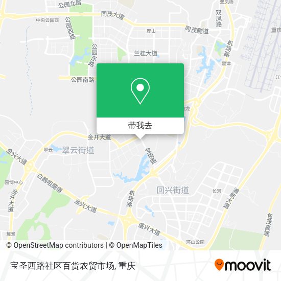 宝圣西路社区百货农贸市场地图