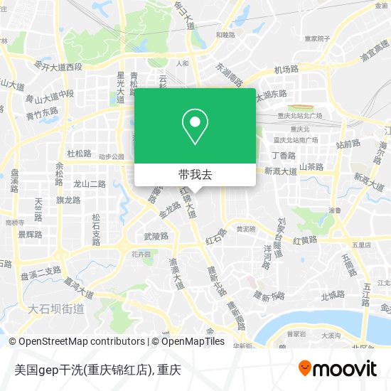 美国gep干洗(重庆锦红店)地图