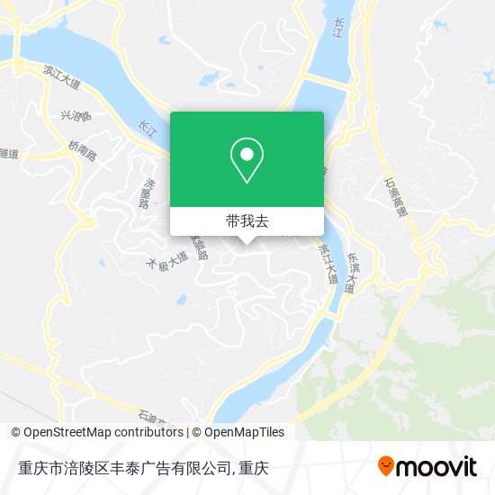 重庆市涪陵区丰泰广告有限公司地图