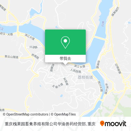 重庆槐果园畜禽养殖有限公司华渝兽药经营部地图