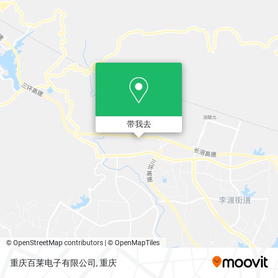 重庆百莱电子有限公司地图