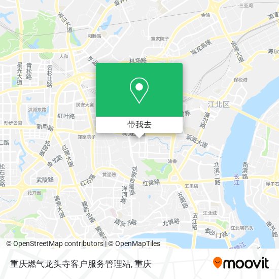 重庆燃气龙头寺客户服务管理站地图