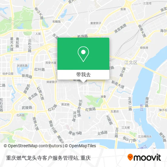 重庆燃气龙头寺客户服务管理站地图