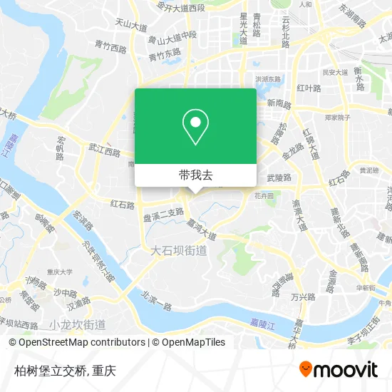 柏树堡立交桥地图