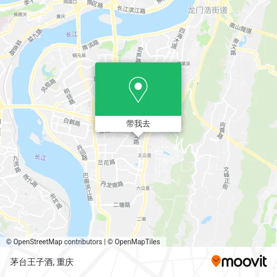 茅台王子酒地图