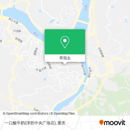 一口酸牛奶(泽胜中央广场店)地图