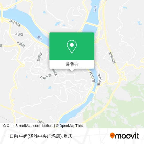 一口酸牛奶(泽胜中央广场店)地图