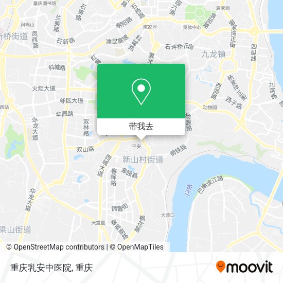 重庆乳安中医院地图