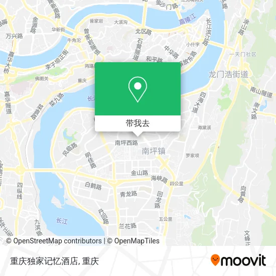 重庆独家记忆酒店地图