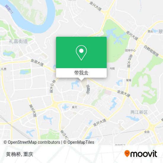 黄桷桥地图