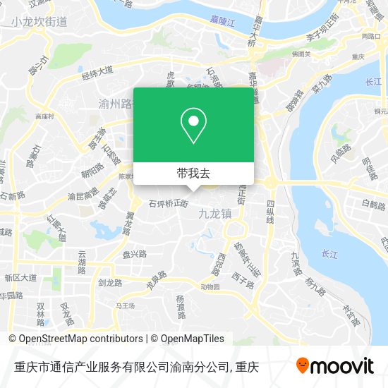 重庆市通信产业服务有限公司渝南分公司地图