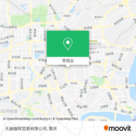 天扬咖啡贸易有限公司地图