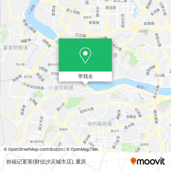 协福记茗茶(财信沙滨城市店)地图