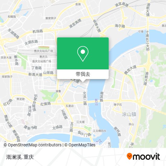 溉澜溪地图