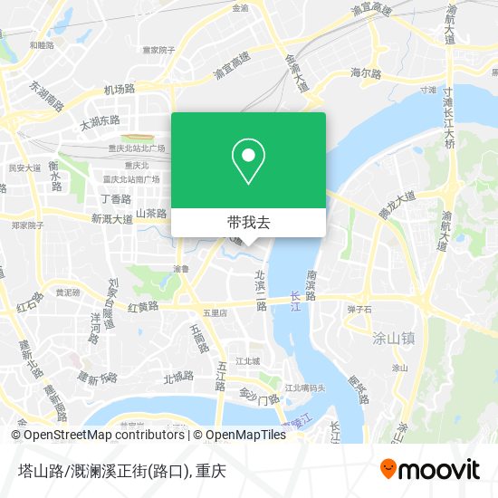 塔山路/溉澜溪正街(路口)地图