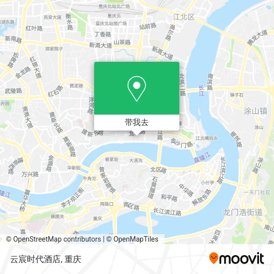 云宸时代酒店地图