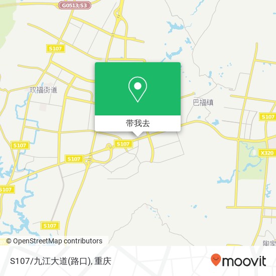 S107/九江大道(路口)地图