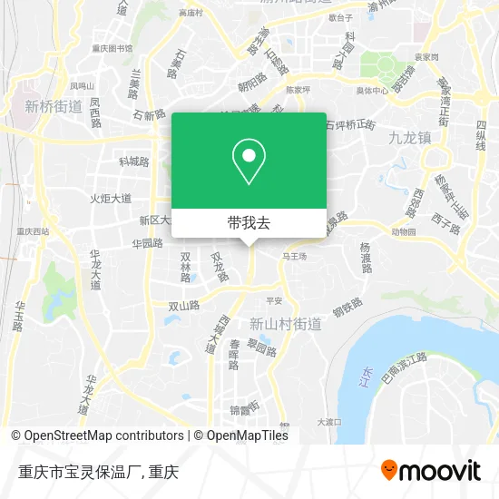 重庆市宝灵保温厂地图