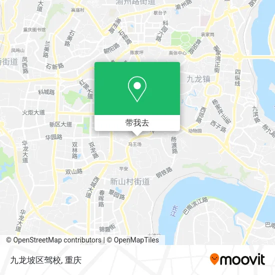 九龙坡区驾校地图