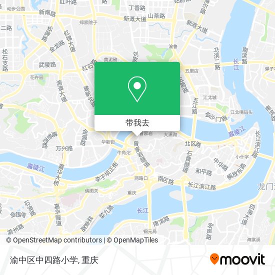 渝中区中四路小学地图