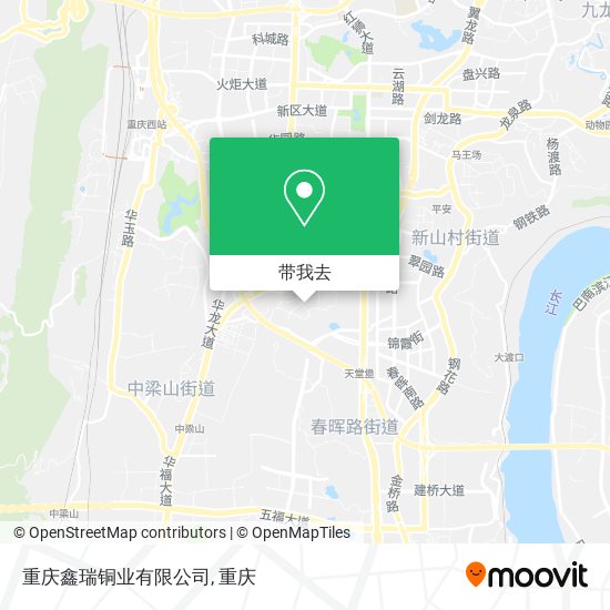 重庆鑫瑞铜业有限公司地图