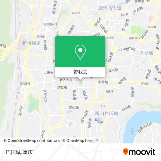 巴国城地图