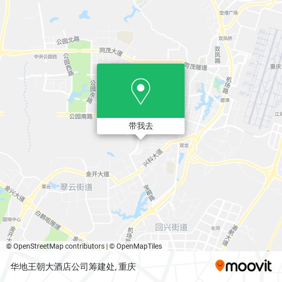华地王朝大酒店公司筹建处地图
