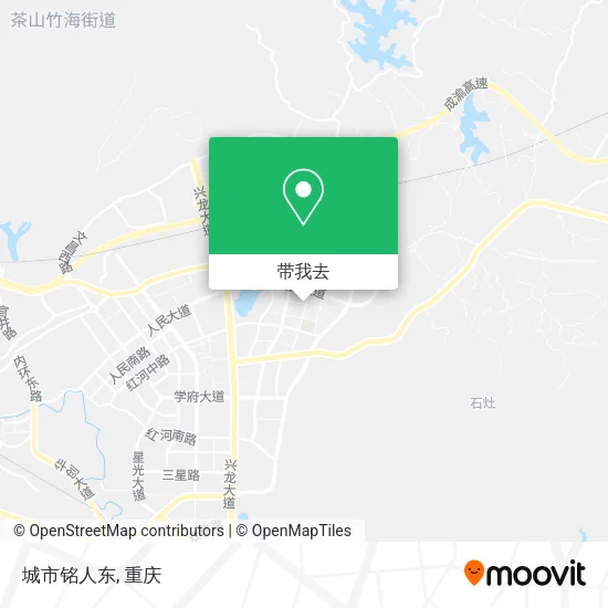 城市铭人东地图