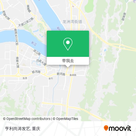 亨利尚涛发艺地图