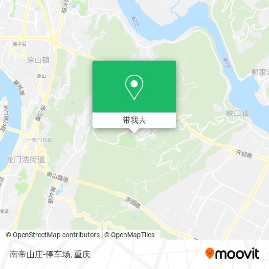 南帝山庄-停车场地图