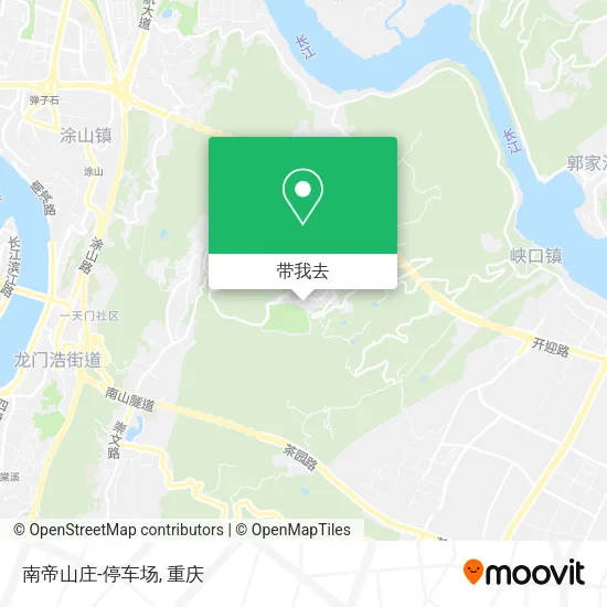南帝山庄-停车场地图