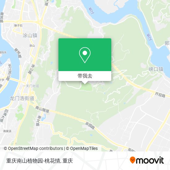 重庆南山植物园-桃花情地图