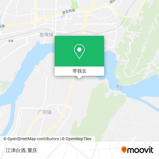 江津白酒地图