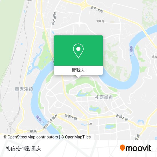 礼信苑-1幢地图