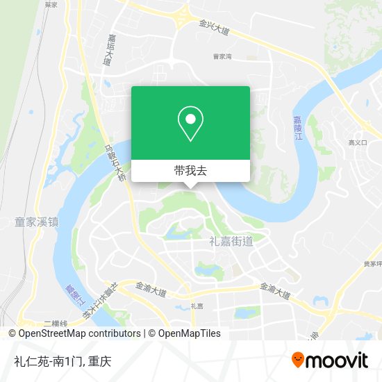 礼仁苑-南1门地图