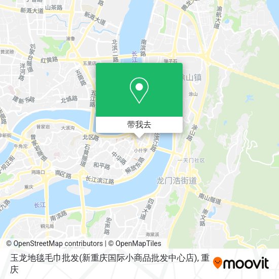 玉龙地毯毛巾批发(新重庆国际小商品批发中心店)地图