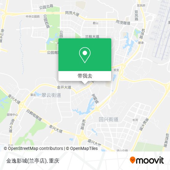 金逸影城(兰亭店)地图