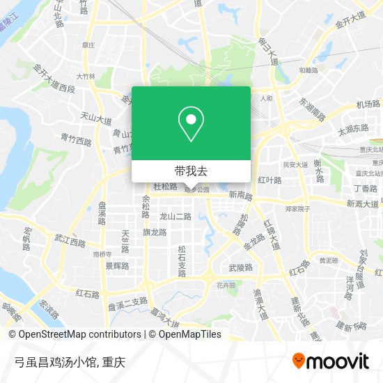 弓虽昌鸡汤小馆地图