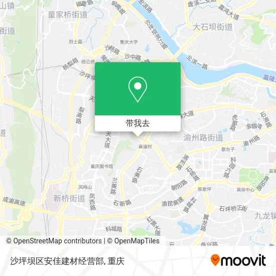 沙坪坝区安佳建材经营部地图