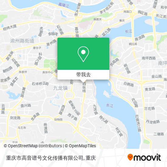 重庆市高音谱号文化传播有限公司地图