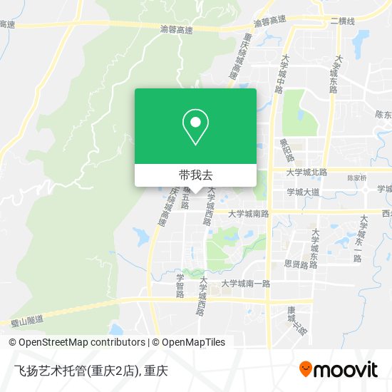 飞扬艺术托管(重庆2店)地图