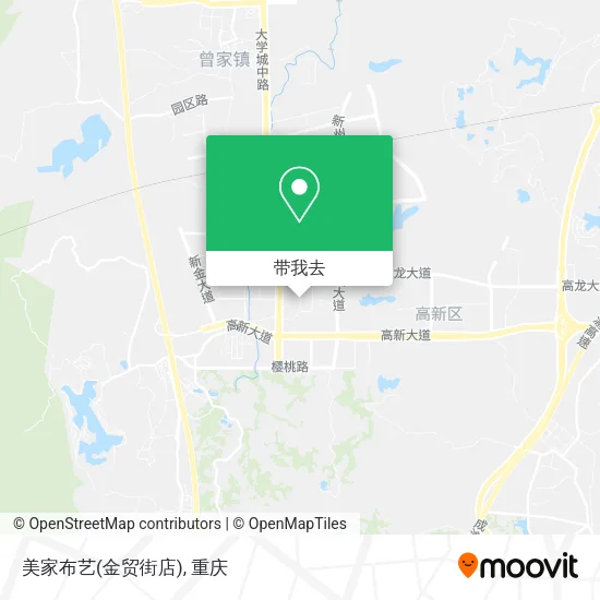 美家布艺(金贸街店)地图