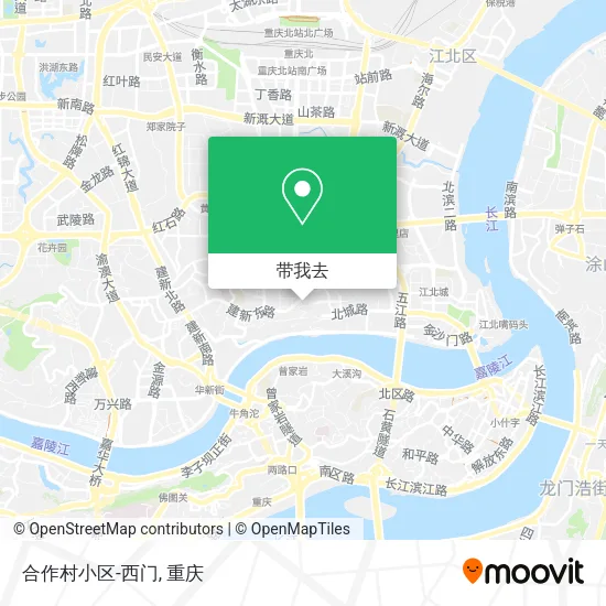 合作村小区-西门地图
