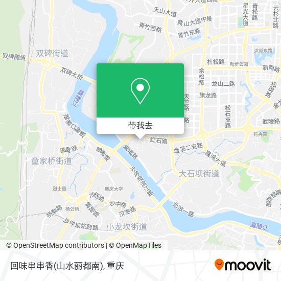 回味串串香(山水丽都南)地图