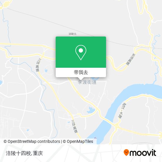 涪陵十四校地图
