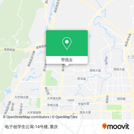 电子校学生公寓-14号楼地图