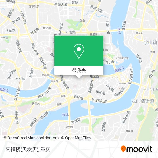 宏福楼(天友店)地图