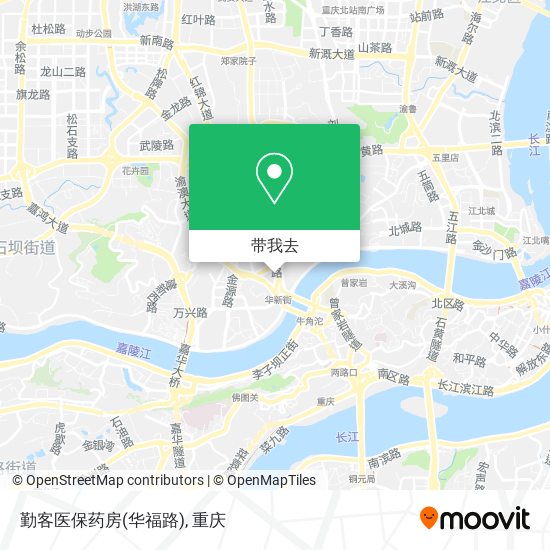 勤客医保药房(华福路)地图